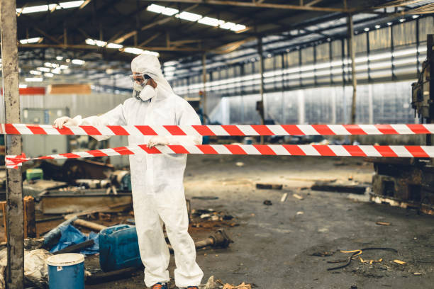 Professional Drug Lab Cleanup technician working in Leigh, NE